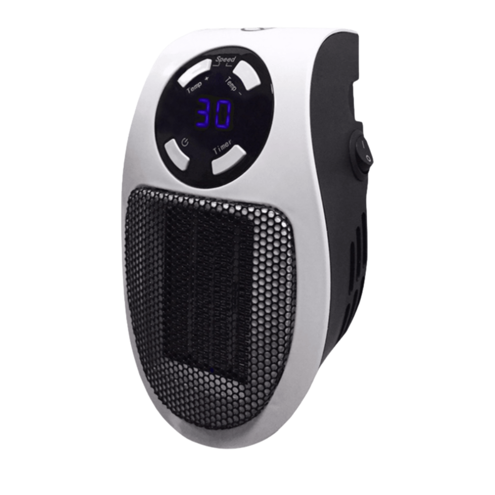 Portable Heater with Remote Control – Energy Efficient Warm Air Blower (EU Plug)