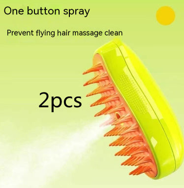 Pet Grooming Steam Brush