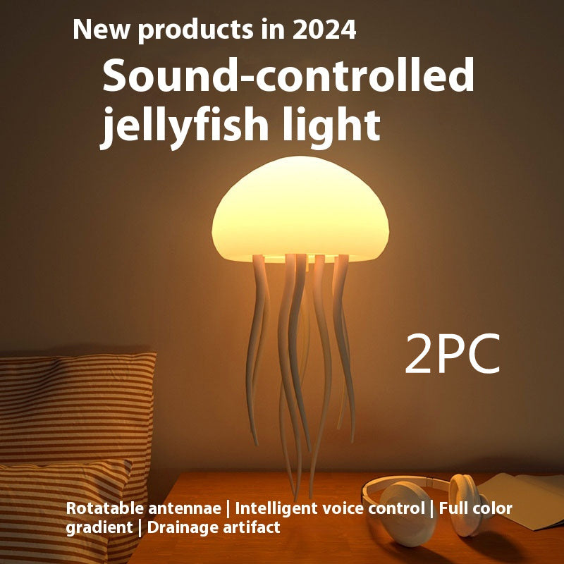 Voice-Control Jellyfish RGB Lamp