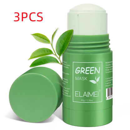 Green Tea Clay Mask Stick – Deep Cleansing & Oil Control