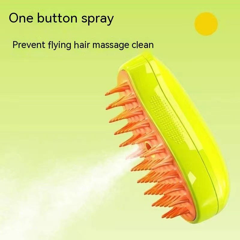 Pet Grooming Steam Brush