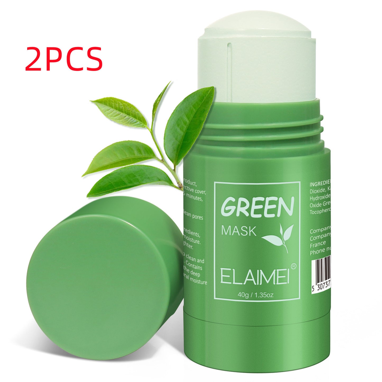 Green Tea Clay Mask Stick – Deep Cleansing & Oil Control