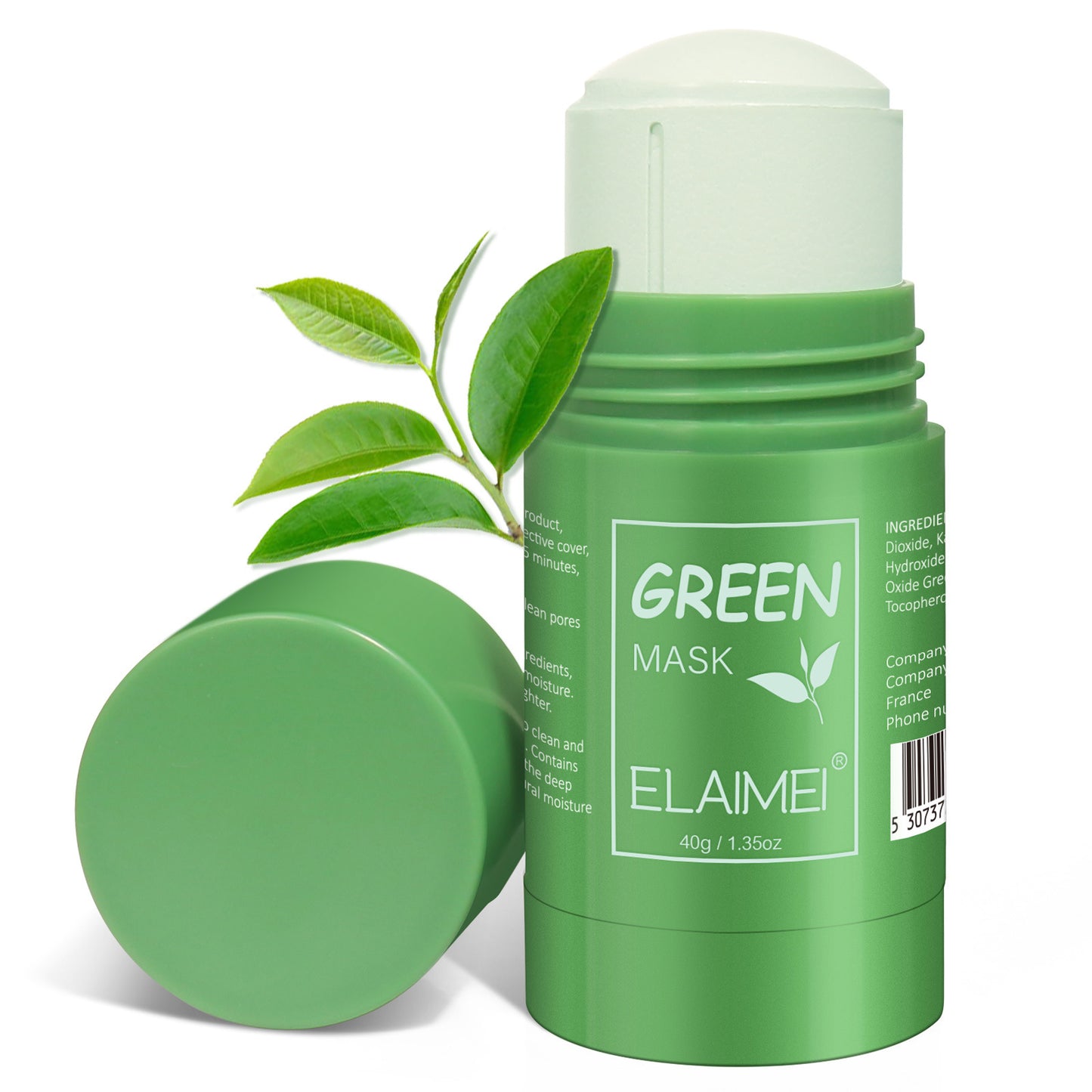 Green Tea Clay Mask Stick – Deep Cleansing & Oil Control